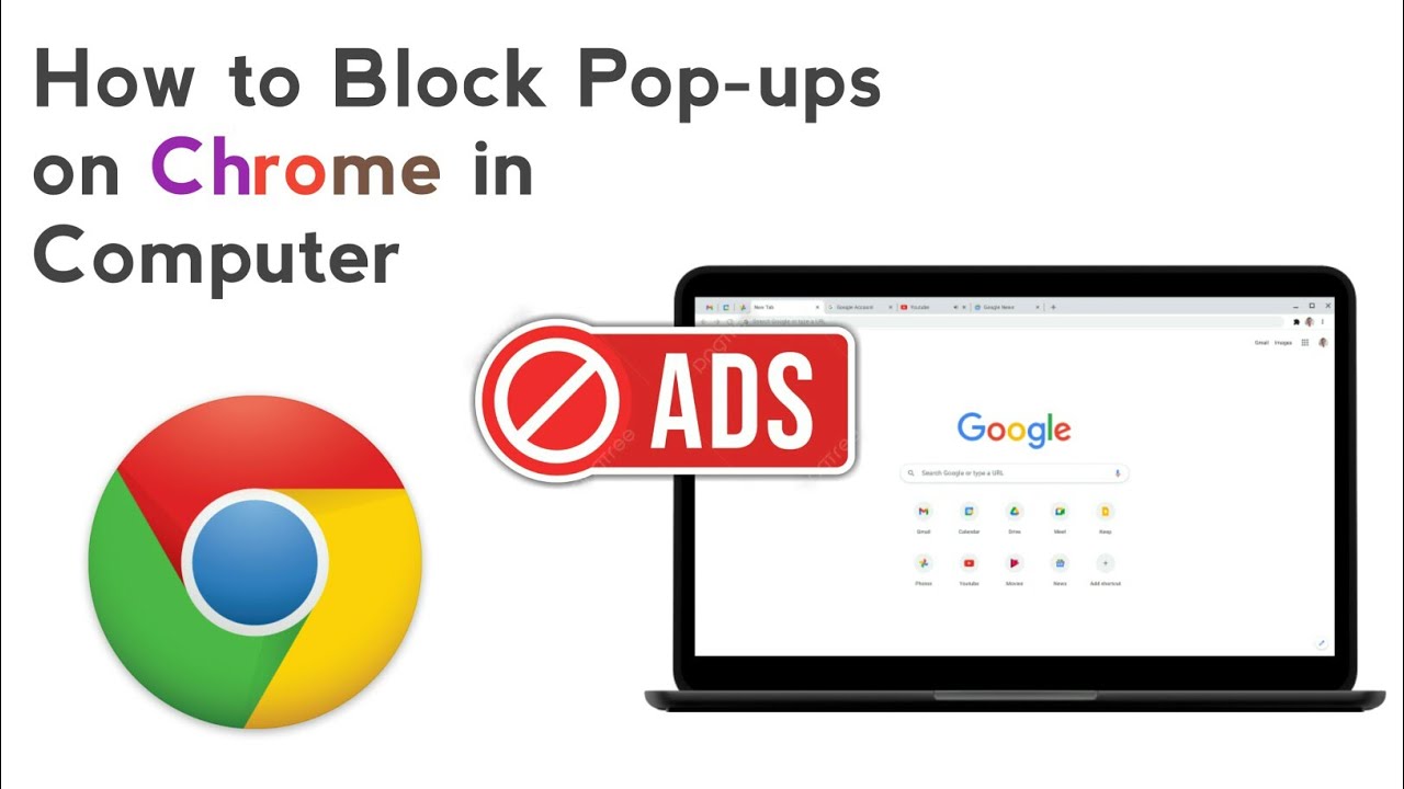 How to Block Pop-ups on Google Chrome in Computer 2024 - YouTube