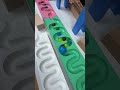 マーブルランレース Trix Track and HABA mixed course 12 #マーブルラン #marblerun #marblesrace #ビー玉転がし #Trix Track