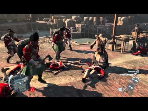 Assassin's Creed 3 - Démo de gameplay commenté "Boston" [FR]