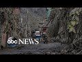 Empty villages covered in ash as volcanic eruption looms l ABC News