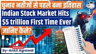 India's Market Capitalisation Hits $5 Trillion | Stock Market | UPSC