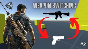 Weapon switching in unity | how to make weapon inventory | FPS series #2