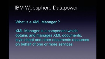 IBM Websphere Datapower XML Manager - Video12