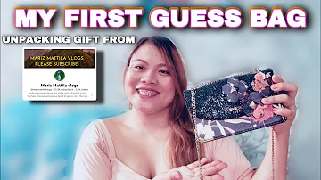 UNPACKING GUESS BAG l GIFT FROM YT FRIEND l Matets TV