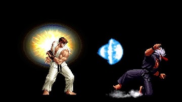 Street Fighter Ryu VS King Of Fighter MR Karate || SVC Chaos Mugen Battle 4K ||