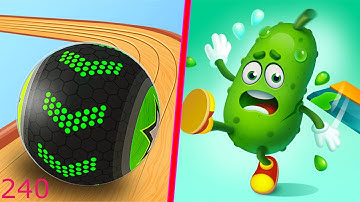 Going Balls Vs Wacky Run - Android iOS Gameplay Walkthrough - Mobile Games - 240