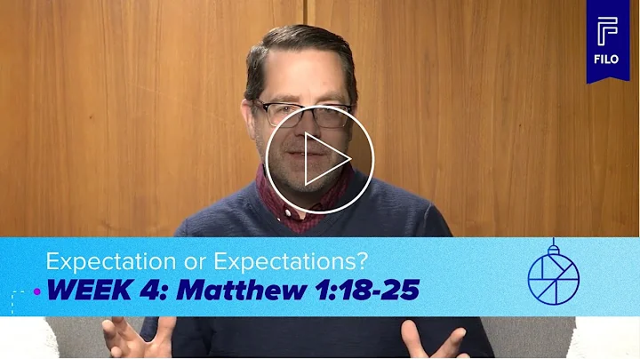 Week 4, Day 5: Todd Elliott, Matthew 1:18-25