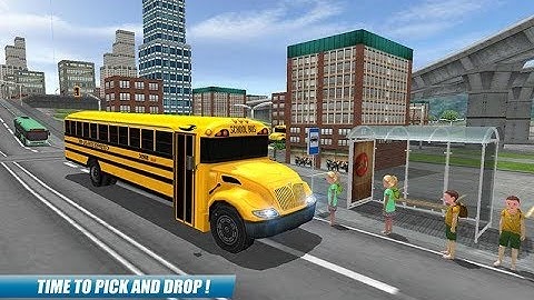 School bus driving 2017 Android Gameplay