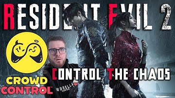 Resident evil 2 Remake but Chat Controls my Game with Crowd Control (DAY 2)