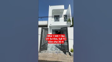 Nhà 1 trệt 1 lầu, hẻm ô tô 4m, trung tâm TP, gần chợ 30-4 #nhadatkiengiang #nhadep #nhadatrachgia