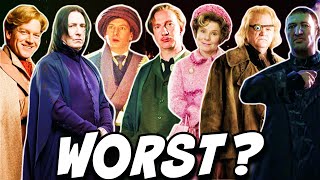 Ranking Defense Against the Dark Arts Professors from Worst to Best - Harry Potter Theory Wealth