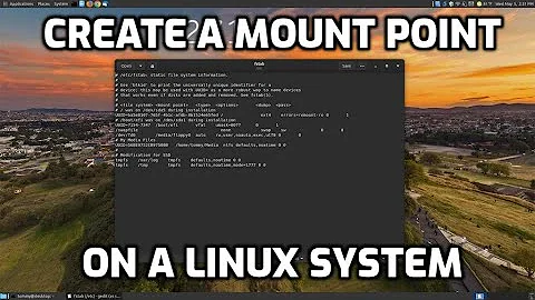 How To Create a Mount Point In Linux