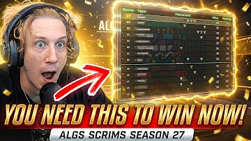 These Scores are THE NEW STANDARD for Winning in MATCH POINTS – ALGS Scrims – NiceWigg Watch Party