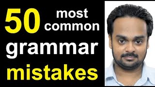 50 MOST COMMON MISTAKES in English Grammar Error Identification & Correction