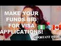 Ways to Make your Proof of Funds BIG for Visa Applications to Migrate to Canada, USA & More!!!