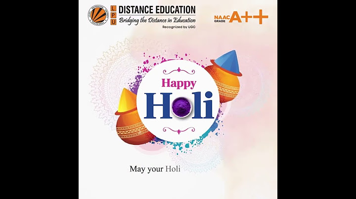 Wish you a very Happy Holi!