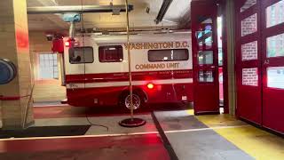 D.C fire mobile command post 1 returning 
