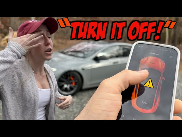 Tesla Girl REJECTS My Tesla after NEW Custom Lock Sound class=