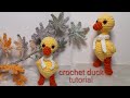 ميداليه كروشيه بطة صغيرة أميجرومي Crochet Amigurumi 