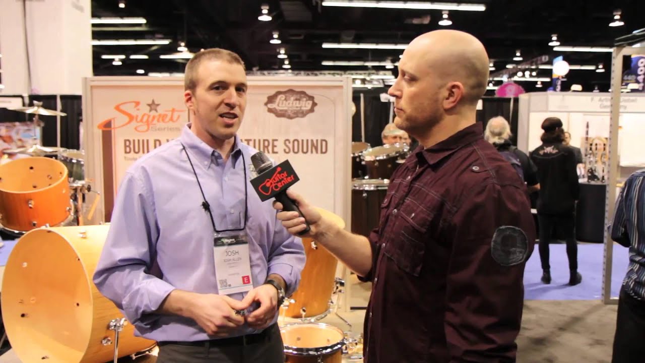 Guitar Center New from NAMM - Ludwig Signet 105 Series Drums - YouTube