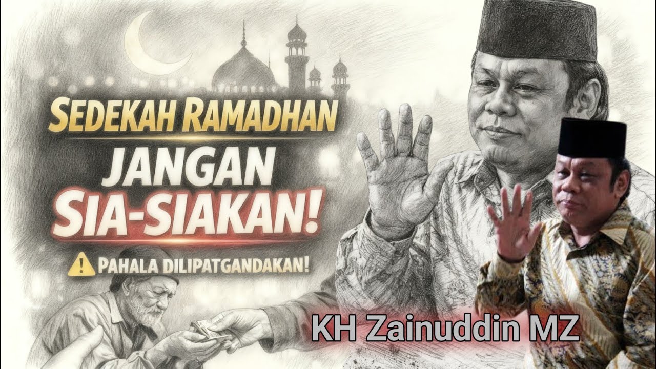 JANGAN SIA-SIAKAN! Sedekah Ramadhan yang Pahalanya Dilipatgandakan | KH Zainuddin MZ