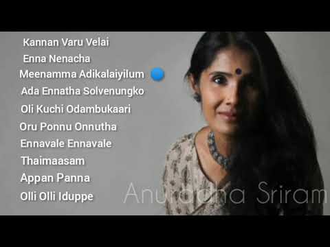 Anuradha Sriram Best Songs Tamil  Songs Jukebox 