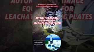 How can the leachate in the garbage pool be quickly and efficiently unblocked?