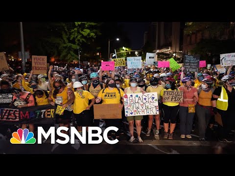 ‘Wall Of Moms’ Organizer In Portland Speaks Out After Teargassing By Federal Agents | All In | MSNBC