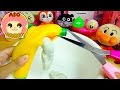 Anpanman♥Cut weird squeeze toy and find out the contents!