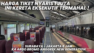 KERETA KASTA TERTINGGI DIJALUR UTARA SURABAYA  JAKARTA‼Naik KA Argo Bromo Anggrek New Generation