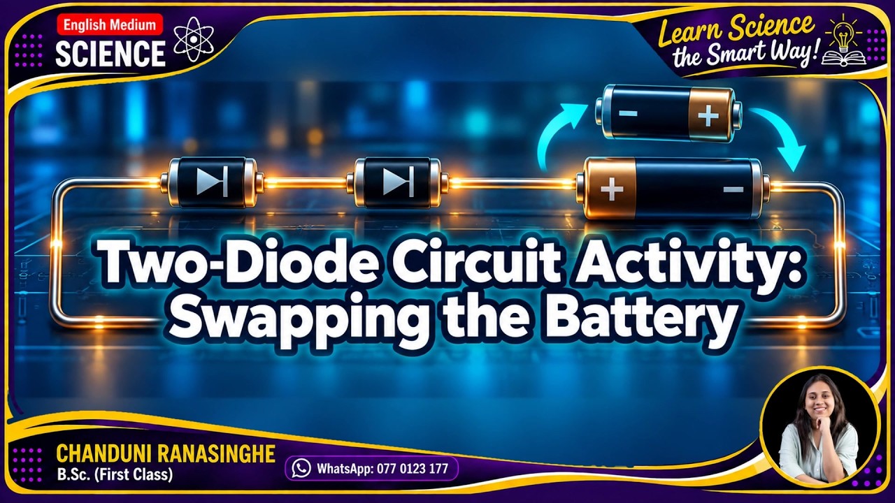 Diode Circuit Activity Full Lesson 🔋 | English Medium Science