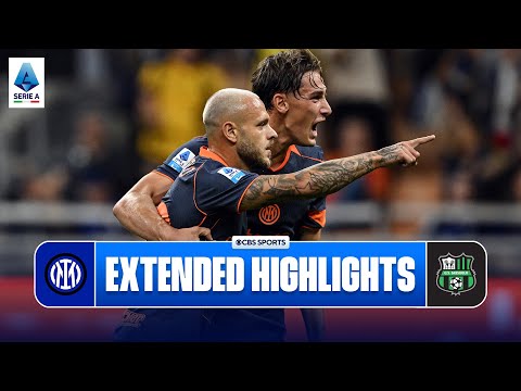 Inter vs. Sassuolo: Extended Highlights | Serie A | CBS Sports Golazo