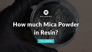 Resin Tutorial 5 of 10: How to use mica powder on resin 