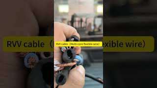 RVV cable（Multi-core flexible electric wire）#powercable#solarenergy#rubbercable#electricwire