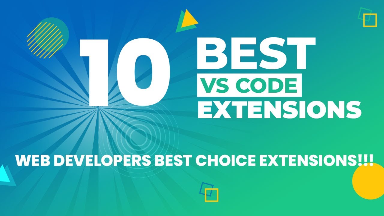 10 Best Vscode Extensions 2021 YouTube