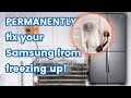 Permanently stop your Samsung French door refrigerator from freezing and icing up - Super Cheap Fix!