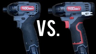Hyper Tough Brushless vs. Brushed 12 Volt Impact Driver (Sold at Walmart)