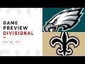 Philadelphia Eagles vs. New Orleans Saints | Divisional Round Game Preview | Move the Sticks
