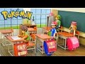 Studying at pokemon school