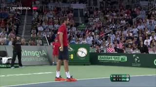 Del Potro helps girl hitted by Cilic