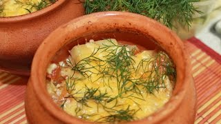 Жаркое из свинины с овощами в горшочках. Очень сочное и ароматное.(Сочное и ароматное жаркое в горшочках из свинины с овощами. В глиняных горшочках можно приготовить практич..., 2015-09-07T08:14:08.000Z)