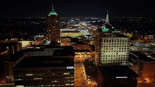 Virginia Beach Town Center by night