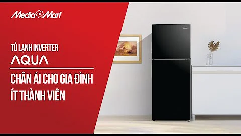 Tủ lạnh Aqua Inverter 189L: Chân ái cho gia đình từ 2-4 người (AQR-T220FA(FB)- Điện máy MediaMart