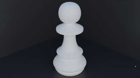 How To Model A Chess Pawn Piece (Lathe) In Blender - Chess Set Series