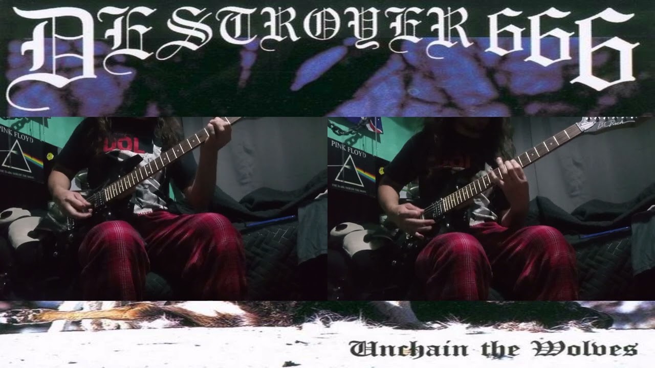 Deströyer 666 Damnations Pride Guitar Cover Lead and Rhythm