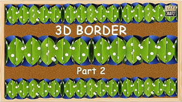 3-D Border for Bulletin Board! Part: 2 | DIY