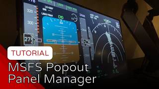 MSFS Popout Panel Manager voor je Primary en Navigation Display op een extern scherm - [MSFS]