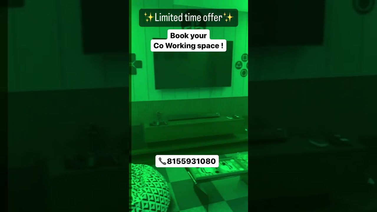 Best & Unique Design Coworking space in Ahmedabad✨🎇