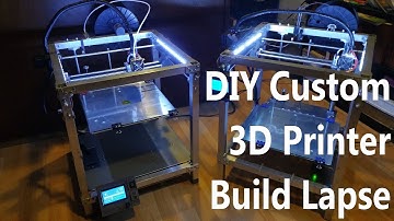 Building a 3D Printer Time Lapse - Hudson 3D