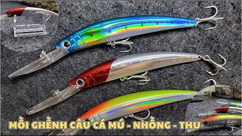 Mồi câu cá ghềnh biển Nobey155 | Mồi câu cá Mú, cá Thu, cá Nhồng 16g |Đồ câu Cá T3|